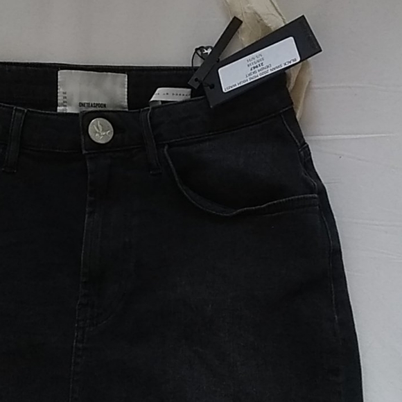 Oneteaspoon Black Swan 2020 Mini Denim Skirt - Picture 3 of 5